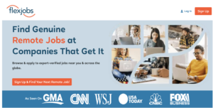 Best Blogging Jobs Sites - FlexJobs