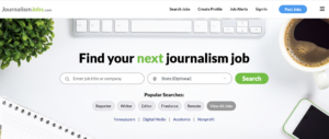 Best Blogging Jobs Sites - JournalismJobs